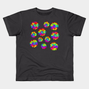 Psychedelic Daises Kids T-Shirt